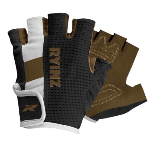RYINZ Ultra-Light Breathable Half Finger Cycling Gloves – Anti-Slip, Shock Absorbing, Summer Bike Gloves for Men and Women