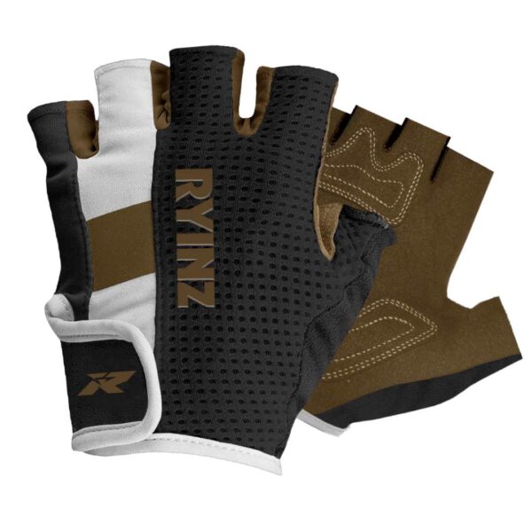 RYINZ Ultra-Light Breathable Half Finger Cycling Gloves – Anti-Slip, Shock Absorbing, Summer Bike Gloves for Men and Women