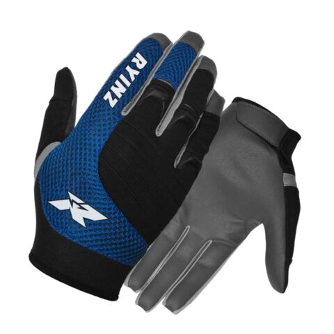 RYINZ All-Terrain Full Finger Mountain Bike Gloves – Breathable, Lightweight, Shockproof MTB Gloves for Men and Women