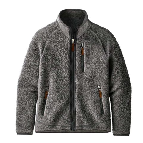 Men’s Premium Sherpa Fleece Jacket – Full-Zip with Chest Pocket
