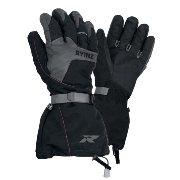 RYINZ Extreme Cold Weather Ski & Snowboarding Gloves – Windproof, Waterproof, Insulated Winter Gloves with Wrist Strap