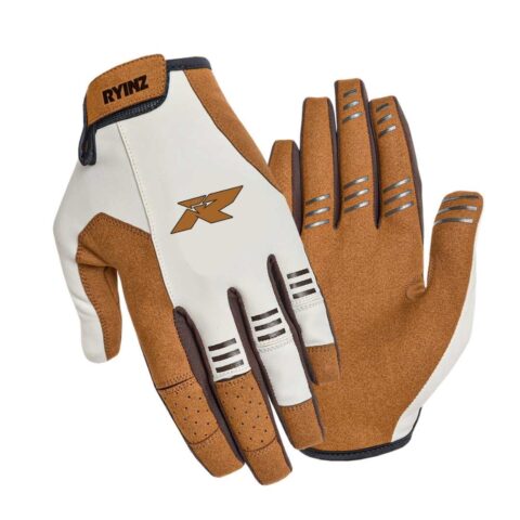 RYINZ Professional Mountain Bike Gloves - Full Finger Durable MTB Gloves for Men and Women - Anti-Slip, Breathable, Stylish