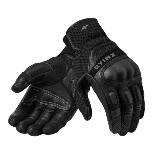 RYINZ Leather Tactical Gloves for Wholesale & Retail with Hard Knuckle Armor, Mesh Ventilation & Finger Protection