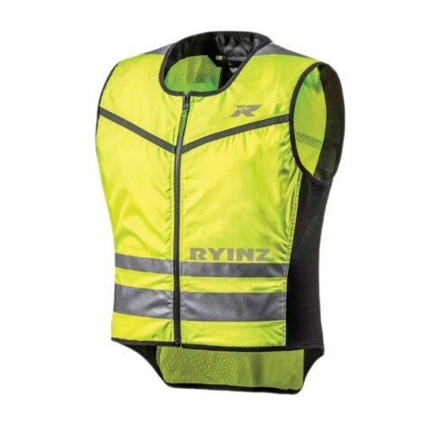 RYINZ Wholesale Custom Reflective Safety Vest for Workers, High Visibility Sleeveless Jacket with Breathable Mesh Back