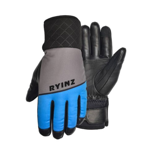 Custom Waterproof Ski Gloves for Wholesale & Retail | Quilted Thermal PU Palm Gloves by RYINZ for Winter Sportswear