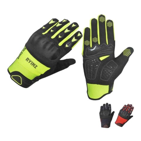 RYINZ Wholesale & Retail GoatSkin Tactical Motorcycle Gloves with TPU Knuckle & EVA Safety Protection