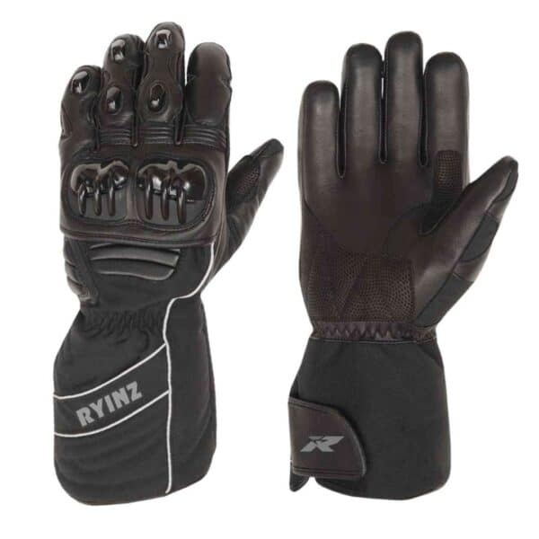RYINZ Leather Tactical Gloves for Wholesale & Retail with Hard Knuckle Armor, Mesh Ventilation & Finger Protection - Image 11