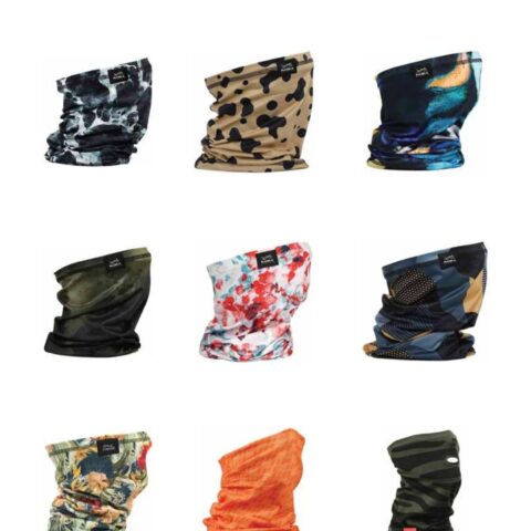 Printed Neck Warmers – Stretchable Microfiber & Thermal Gaiters for Outdoor Sports, Biking, Hiking & Promotional Branding