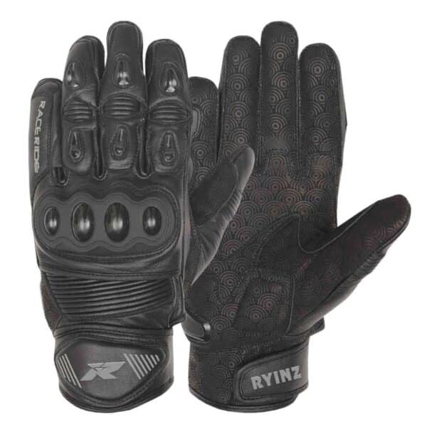 RYINZ Armored GoatSkin Motorcycle Gloves for Wholesale & Retail with TPU Knuckle Protection and Embossed Grip (copy) - Image 2