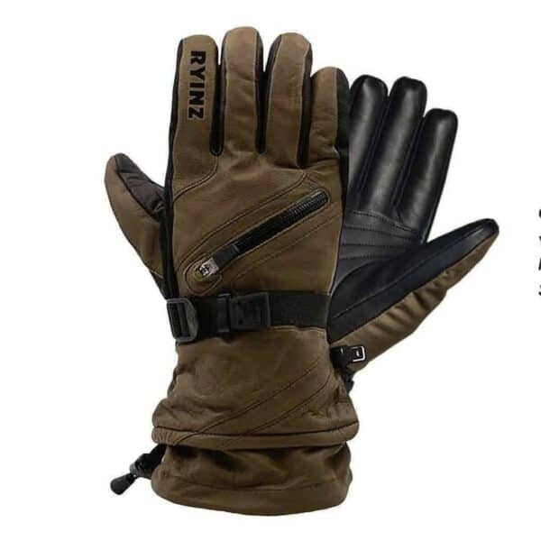 RYINZ Military Tactical Combat Gloves | Carbon Knuckle Protection, Leather Grip, Custom OEM Gloves for Police & Army Use - Image 7
