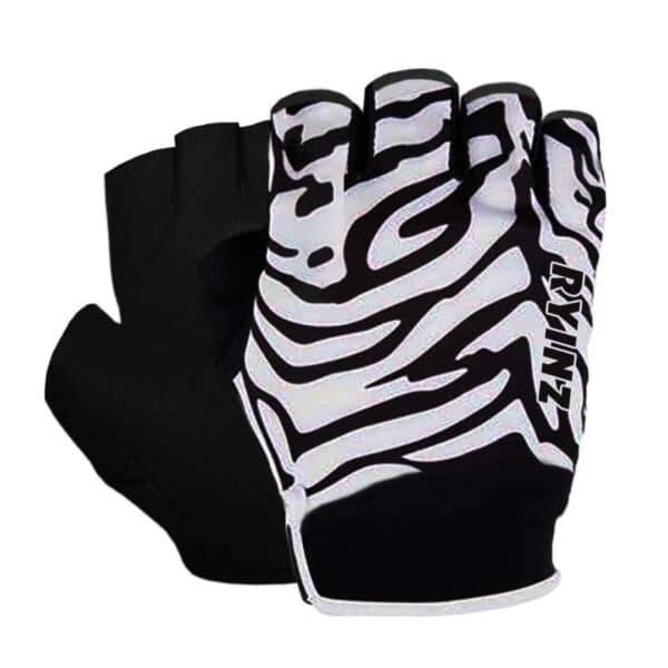 RYINZ Breathable Padded Half Finger Cycling Gloves for Men and Women – Shock Absorption, Anti-Slip, Lightweight Summer Riding Gloves - Image 3