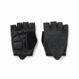 RYINZ Black Half-Finger Training & Radfahren Handschuhe - gepolstert, atmungsaktiv & Anti-Rutsch Performance Handschuhe