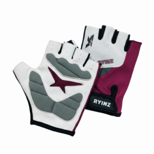 RYINZ Half-Finger Cycling & Fitness Handschuhe - Stoßdämpfend, atmungsaktiv, Anti-Rutsch-Griff | Unisex Trainingshandschuhe